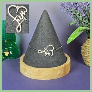 Faith Heart Bracelet Inspirational Jewelry‎ (NWOT)